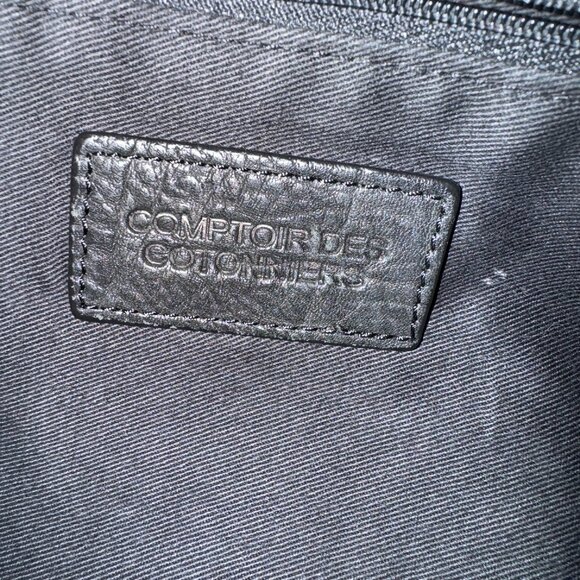 Comptoir Des Cotonniers Large Black Leather Two Way Bag - Picture 4 of 14